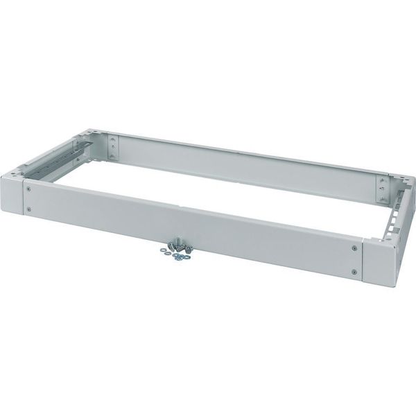 BPZ-KR8.50/400 Cable arrangement plinth for floor standing distribution board IP54, HxWxD=75x850x400mm, grey image 4
