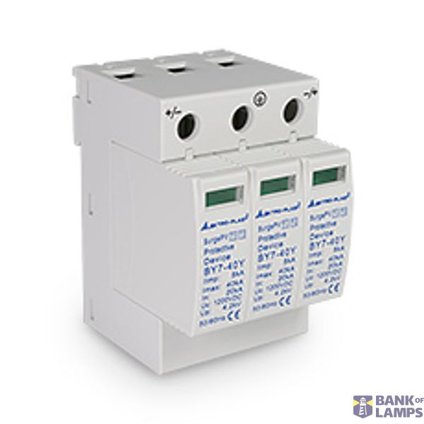 PV surge arrester 3P (T1+T2 DC) BY7-40Y 1200VDC image 1