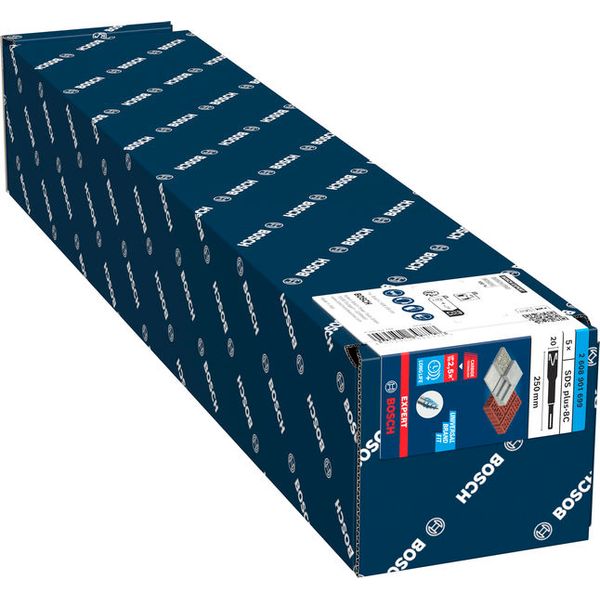 Expert SDS plus-8C Flat Chisel, 5 pcs, 20 x 250 mm image 2