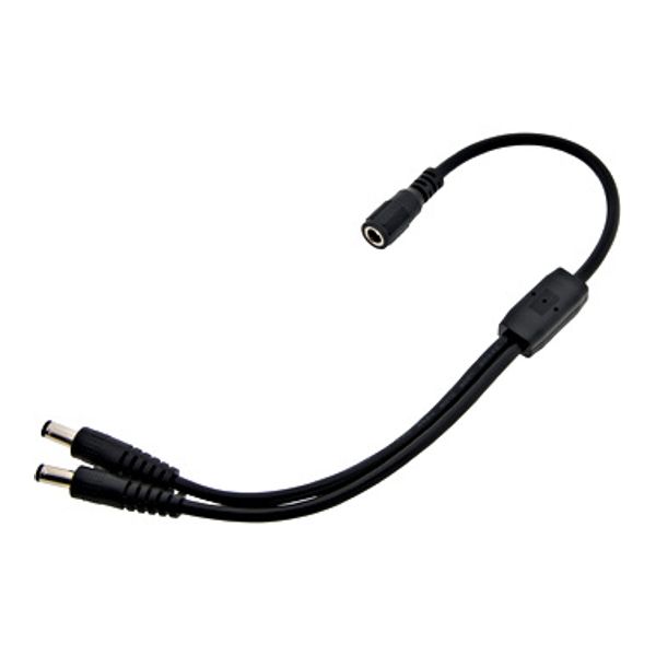 DC barrel connector 2 way splitter - 5.5 x 2.1mm image 1