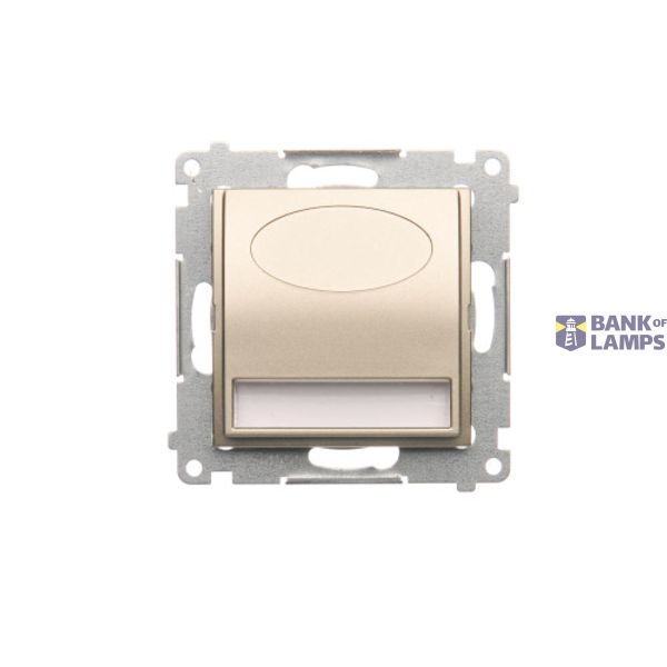 LED luminaire, 230V, Gold matt, metalic image 1