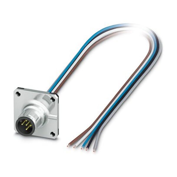 SACC-SQ-M12MS-5CON-20/0,5 - Device connector front mounting image 3