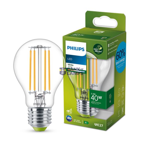 LED CLA 40W A60 E27 3000K CL EELA SRT4 image 1
