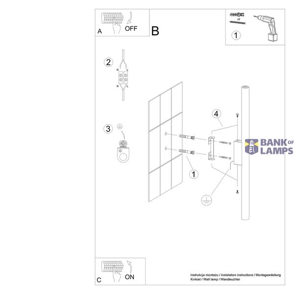 WALL LAMP PASTELO 2 WHITE G9 2X8W IP20 image 4