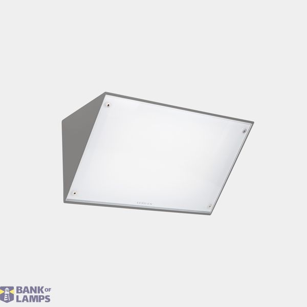 Wall fixture IP65 Curie Small LED 12.4W SW 2700-3200-4000K ON-OFF Grey 792lm image 1
