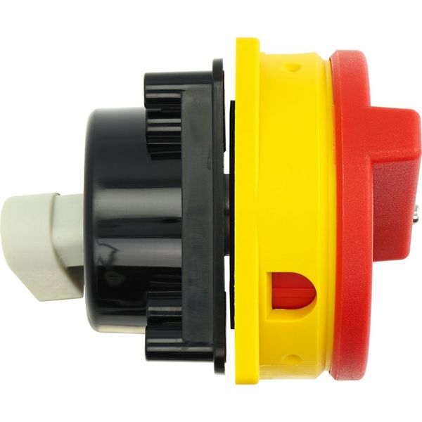 Main Switch P1-32/M4/SVB 3-Pole 32 A, Rear Mounting, Emergency-Stop, IP65 image 3