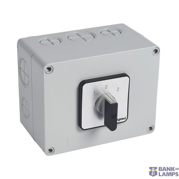 Cam Switch PR63 2P 63A Changeover Switch with Off Enclosure image 2