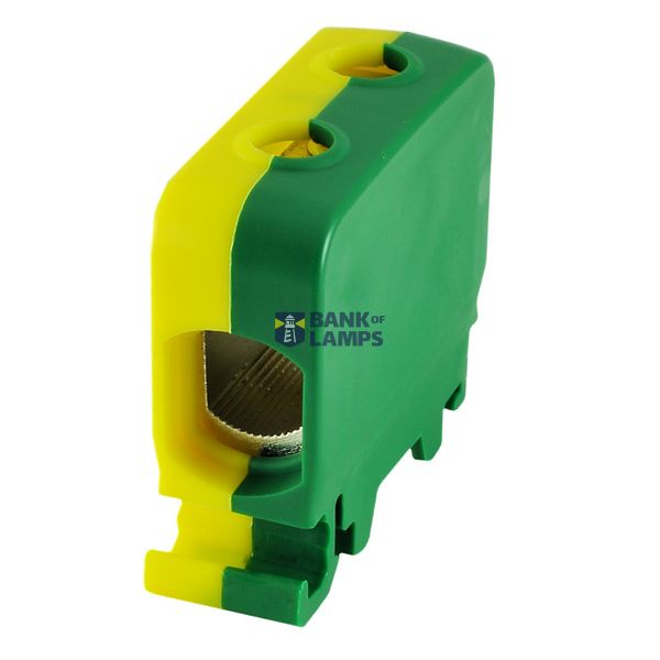 Rail-mounted screw terminal block AL, CU ZGG1x1,5-50z-g yellow-green image 1