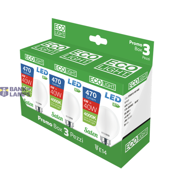 FIL. LED ECOLIGHT SFERA SATEN image 1