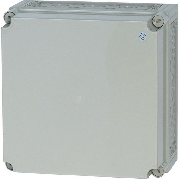 CI44E-200-RAL7035 Insulated enclosure, +knockouts, RAL7035, HxWxD=375x375x225mm image 6