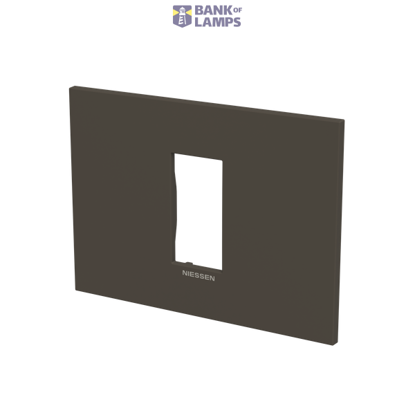 Frame 1 module - Niessen logo - Anthracite image 2