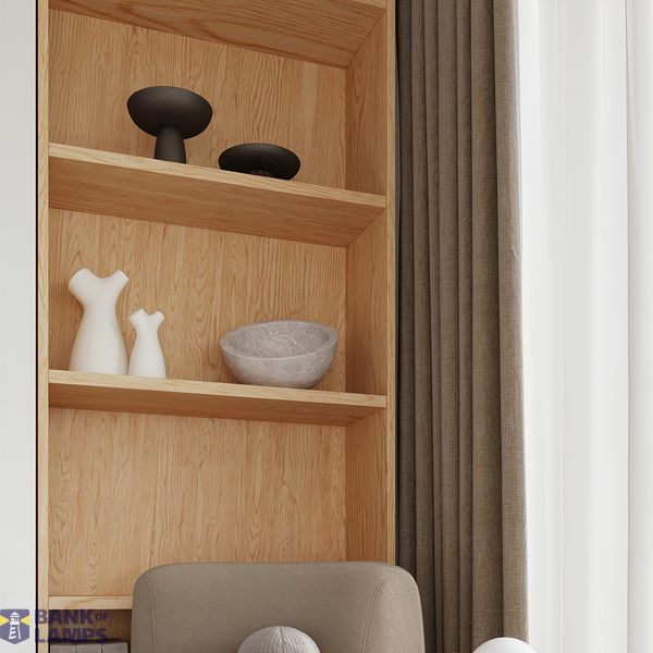 BOOMO 8 CEILING LAMP NATURAL WOOD G9 1X8W IP20 image 6