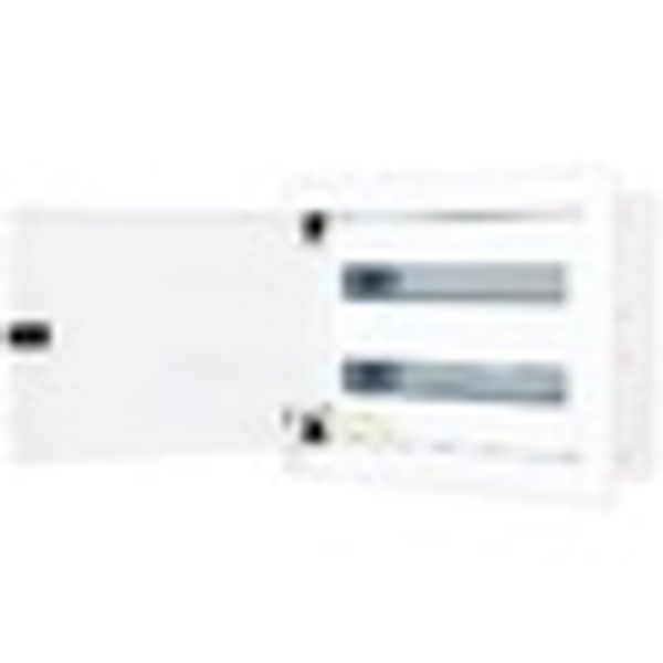 Power distribution Homecabinet, 2-row, 44 modules, RAL9003 image 4