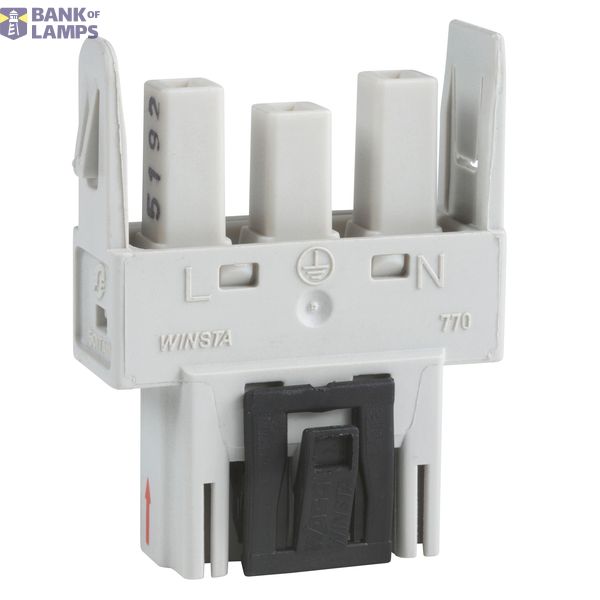 VERDEELBLOK MALE ADAPTER 3-POLIG WAGO image 1