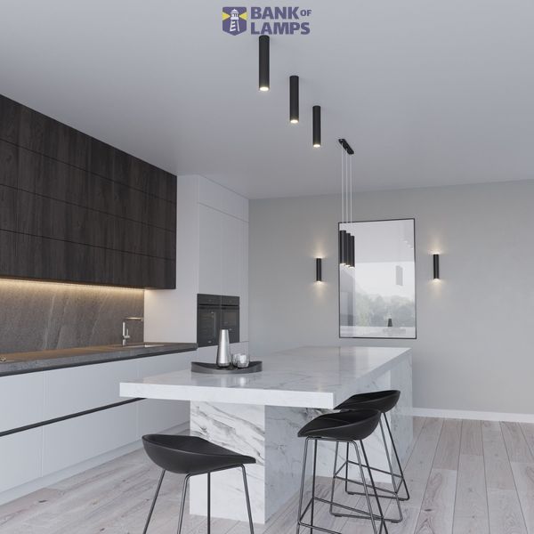 SPOT LAGOS 30 BLACK GU10 1X40W IP20 image 3