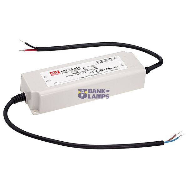 LPV-150-36 Led driver, IP67 151W, 36V, 4.2A CV, MEAN WELL image 1