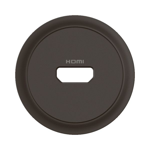 1.4 A TYPE HDMI PRE-CONNECTED SOCKET ROCKER BLACK image 4