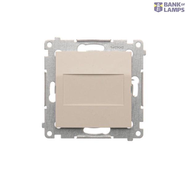 Blind element with metal support, cream white/electro white image 1