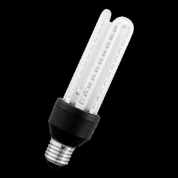 LED E27 Tube 230V 10W Blacklight Blue effect image 2