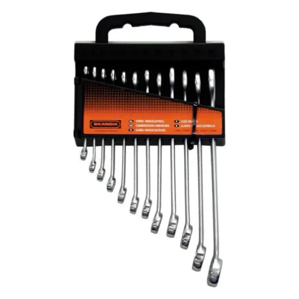 Skandia reversible ratchet wrench set 12pcs image 1