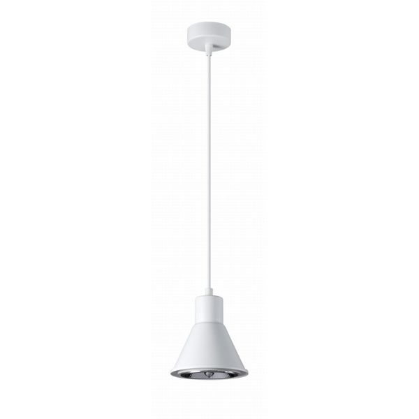 HANGING LAMP TAZILA 1 WHITE ES111 IP20 image 1