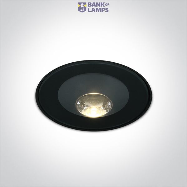 BLACK INGROUND TRIMLESS 6W WW IP67 100-240V image 1