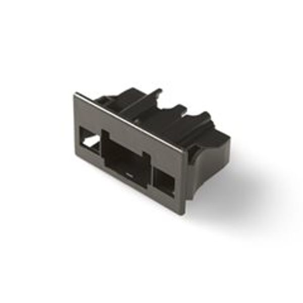 NK2P.B | Panel mounting adapter 2-pole, black image 1