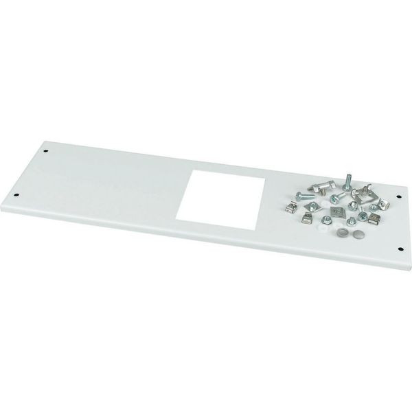 XMN230606C Front cover, +mounting kit, for NZM2, horizontal, 3p, HxW=150x600mm, grey image 3