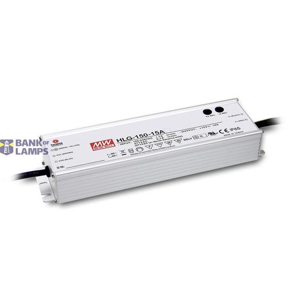 Mean Well LED driver constant voltage, constant current 153.6 W 3.2 A 48 V/DC 3 in 1 dimmer function, installation on flammable surfaces, furniture approval, outdoor, PFC circuit, dimmable, overload protection, overvoltage 1 piece. image 1