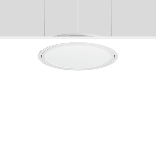 TRIONA round, 48 W, 4650 lm, 830, white, DALI Recessed ceiling luminai image 2
