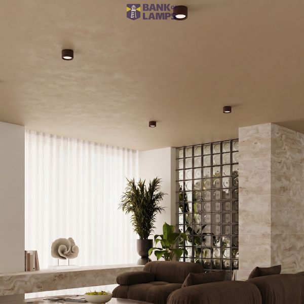 Ceiling lamp MODO 2 brown Gx53 image 4