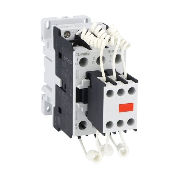 Contactor for power factor correction with AC control circuit, including limiting resistors, maximum IEC operational power 400V = 20kvar, coil 460VAC 60Hz image 1