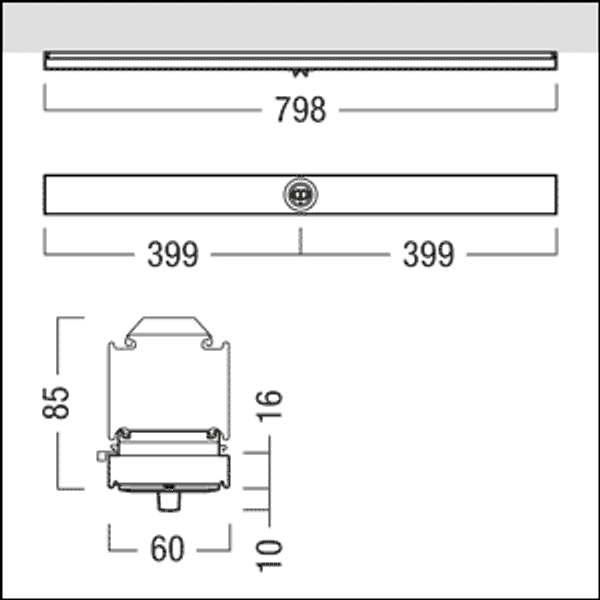 RESPRO TEC-GP ESC E3BC WH - Safety luminaire image 3