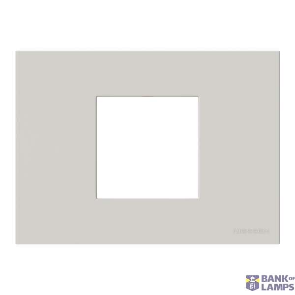 Frame - 1-gang / 2-modules - Niessen logo - Basic - Dune image 1