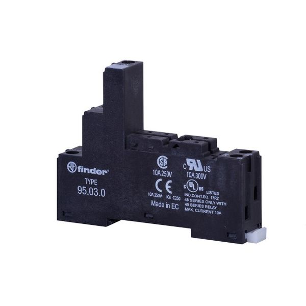 Screw socket black for 35mm.rail, 40.31 mod.99.02, 86.30 (95.03.0) image 2