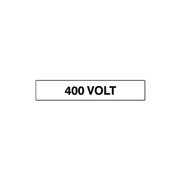 Polycarbonate label, 136x24mm, (400V) image 1