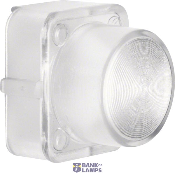 Lens for push button/light signal element E10, clear transparent image 1