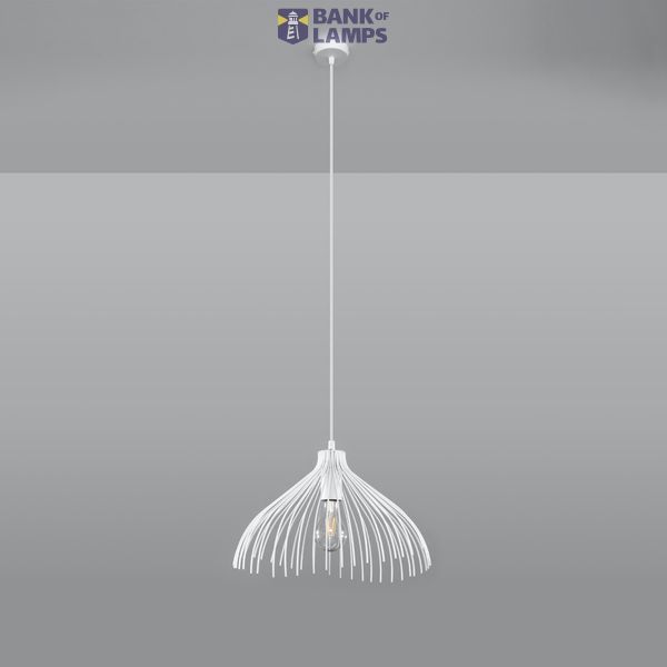 UMB pendant lamp white E27 1x60W IP20 image 2