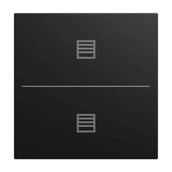 Cover as a 1-way button with symbol "Blind" Busch-balance® SI image 1