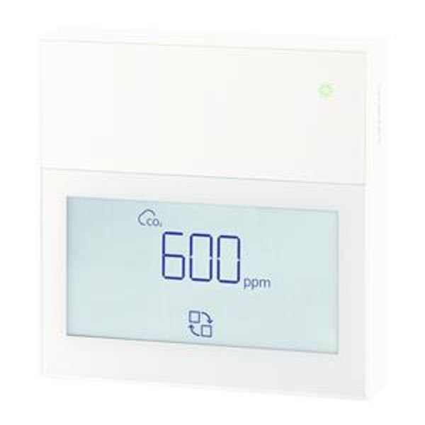 QPA2360D - Room sensor, active, temperature, relative humidity & CO2, display, white image 1