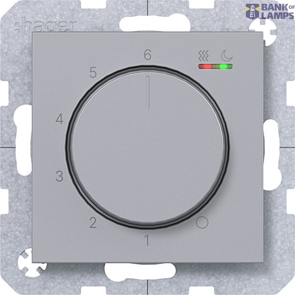 Room thermostat, heating/cooling, A.x/C.x, titanium image 1