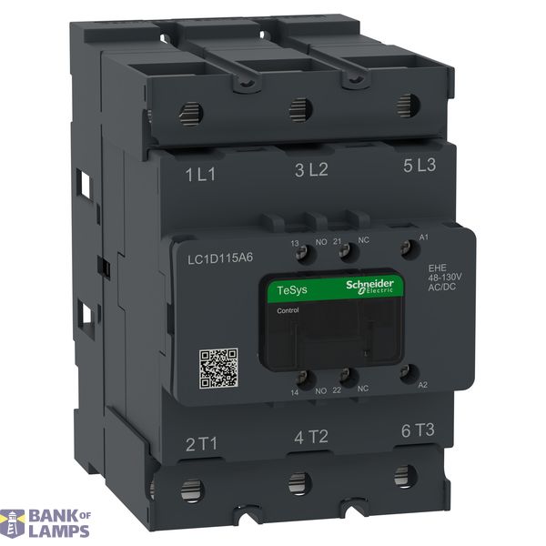 CTR Deca 115A 3P 48-130V ACDC Lug image 1