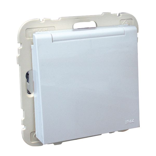 SKO SOC W/SCREWLESS TERM SAF&HINGED LID WHITE image 2