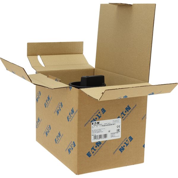 P3-63/I4/SVB-SW/HI11 Main switch, P3, 63 A, surface mounting, 3 pole, 1 N/O, 1 N/C, STOP function, With black rotary handle and locking ring, Lockable in the 0 (Off) posit image 39