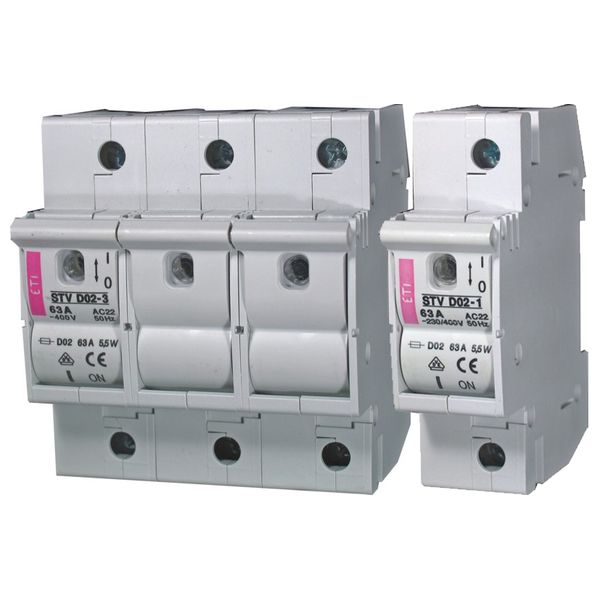 Switch disconnector fuse, STVD02 3p+N 63A/400V komplet image 1