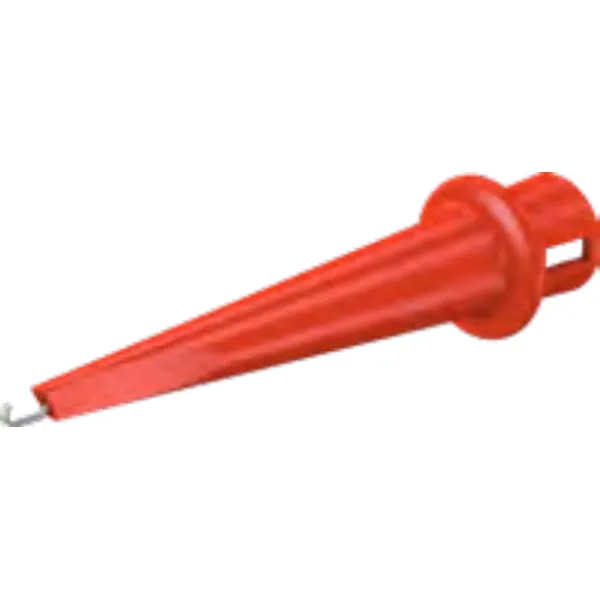 Hook clamp, 1000 V, CAT II (600 V, CAT III) for Isoprobe II + III, 68.9480-28 image 1