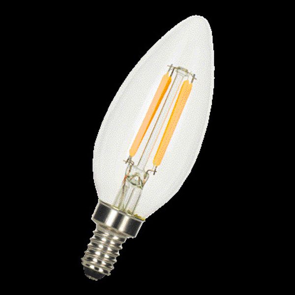 LED Filament C35 E12 240V 4W 2700K CL Dimm image 2