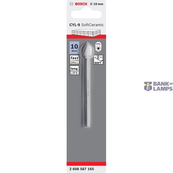 Tile drill bit CYL-9 Ceramic 10 x 90 mm image 2
