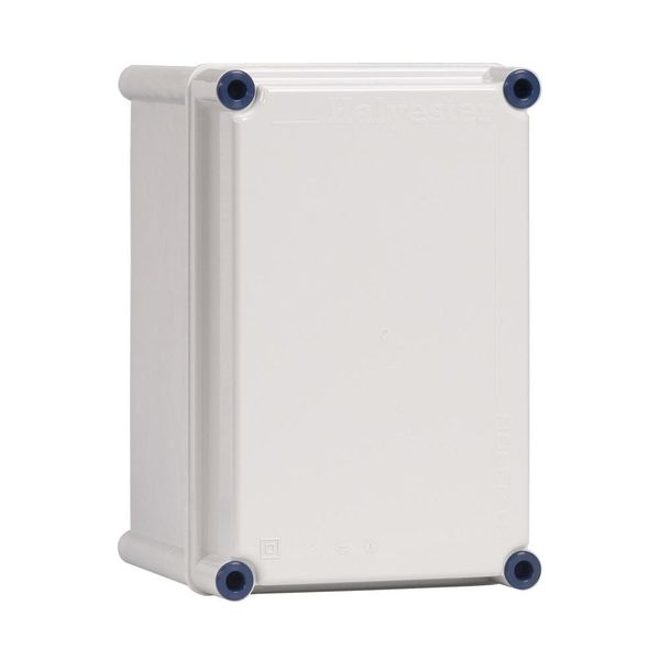 Empty enclosure with cover RAL7035, 270X180 image 2