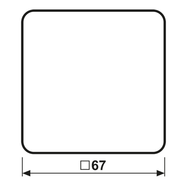 Rocker for push-button 1-gang CD101BR image 4